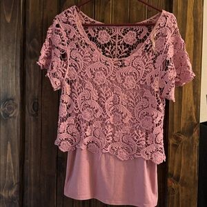 Mauve pink in color size Medium (Juniors)
